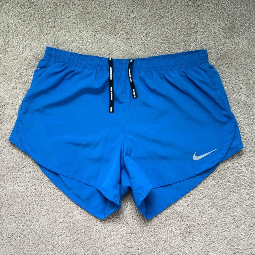 Nike Royal Blue Dri-Fit Athletic Running Shorts Size S